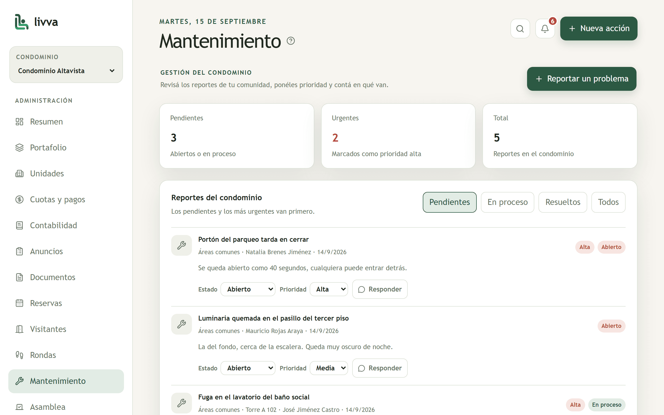 Mantenimiento